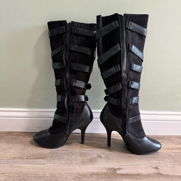 Spirit Halloween Cosplay High Heeled Zip Up Boots Women’s Size 9 - Picture 6 of 7